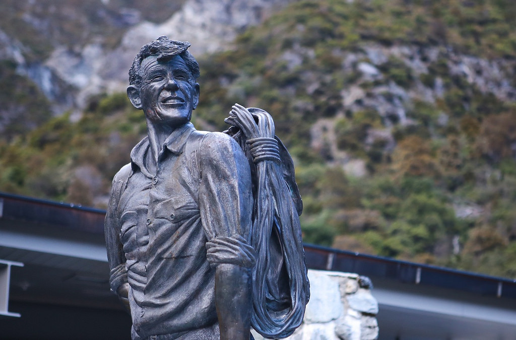 Statue de Sir Edmund Hillary