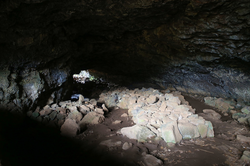 A l'intérieur du lave Tube