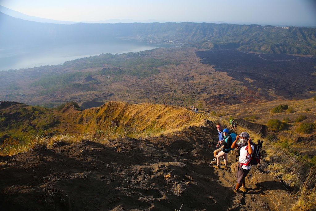 Pendant la descente du Mt Batur