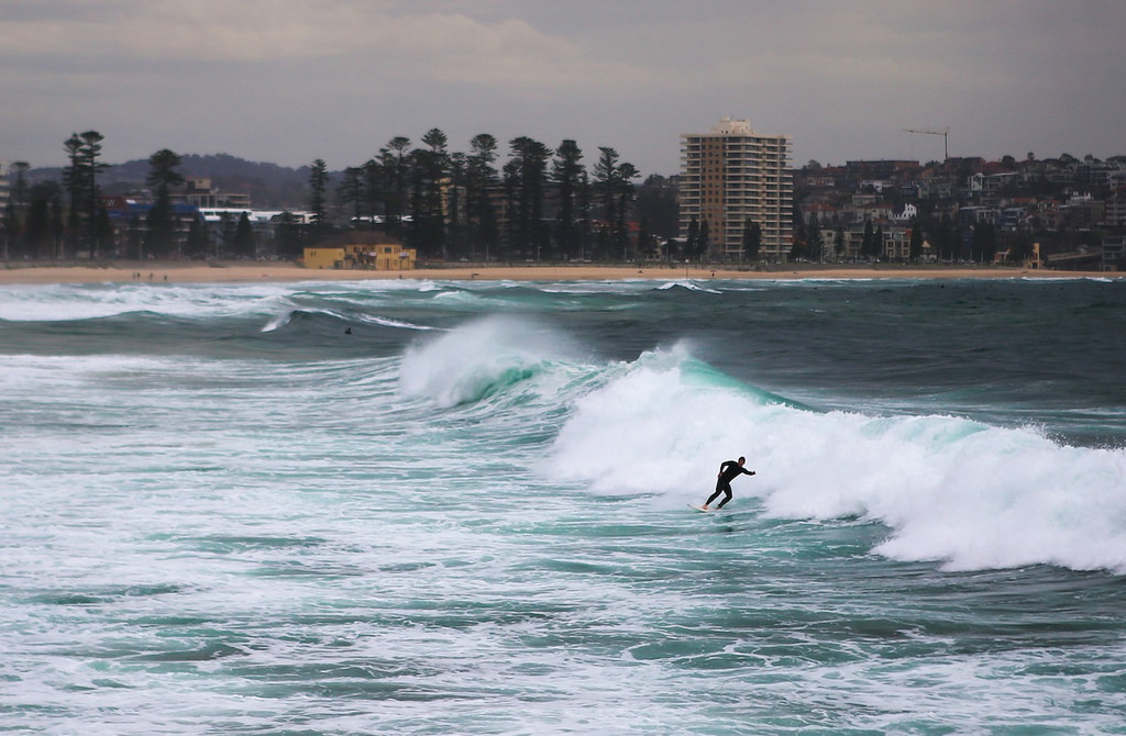 Sur les rivages de l'océan à Manly