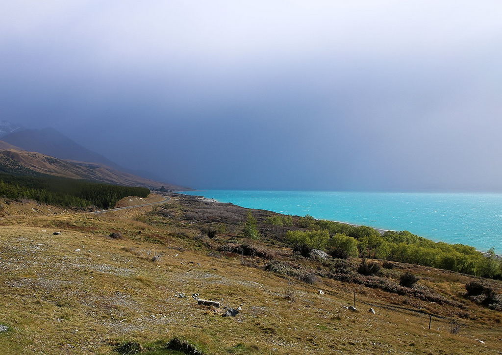 Gros mauvais temps vers la chaîne frontière