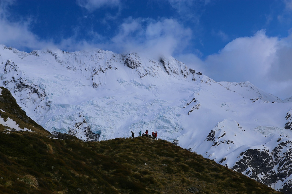 La gigantesque face du Mt Stefton