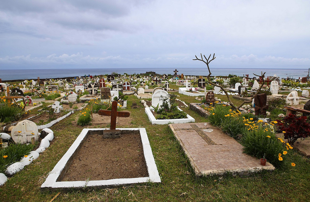 Le cimetière de Hanga Roa