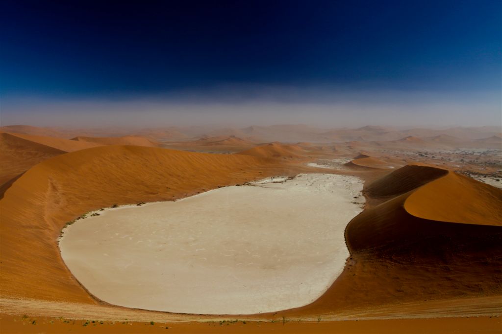 Dead Vlei depuis le sommet de Big Dady