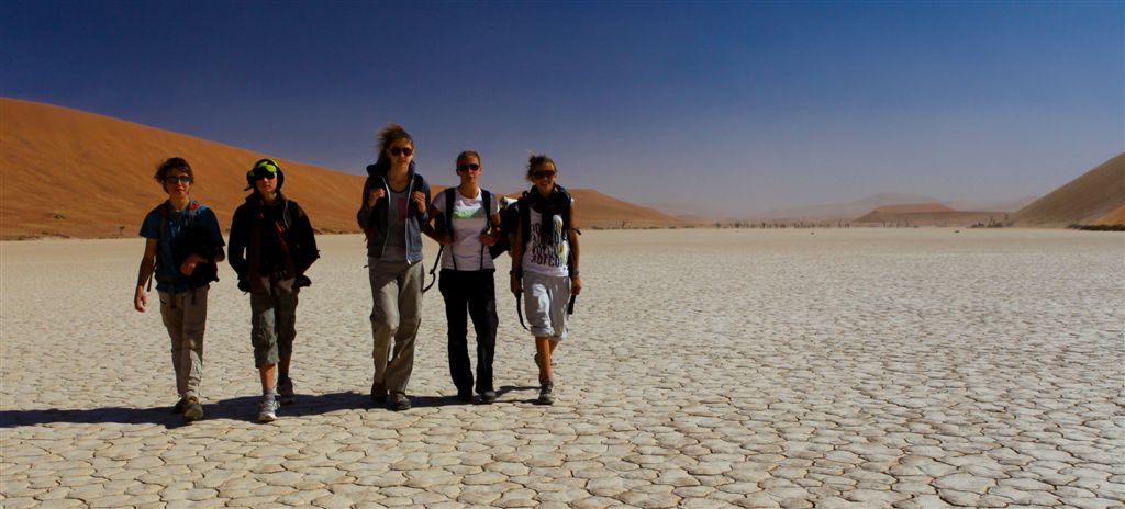 Traversée de Dead Vlei