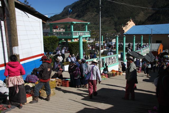 Début du trek dans la Sierra de los Cuchumatanes