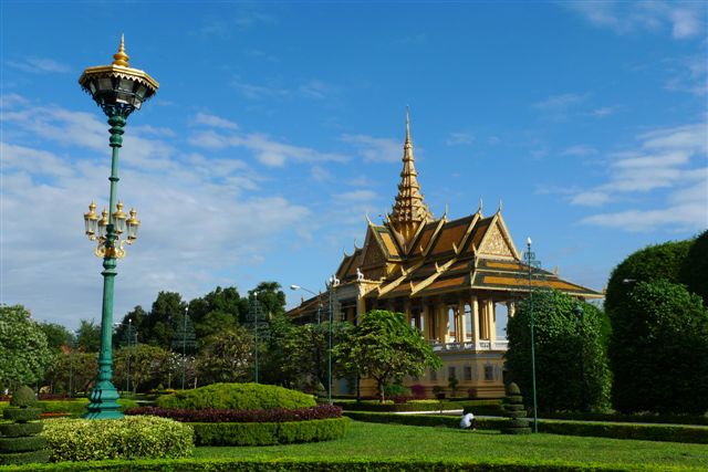 Palais Royal, salle de réception - Entre Phnom Penh et Kampong Cham