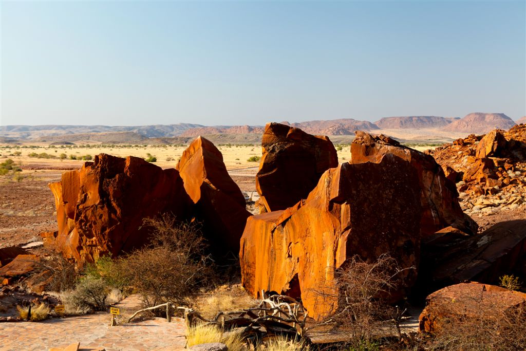 Vers le lodge de Twyfelfontein