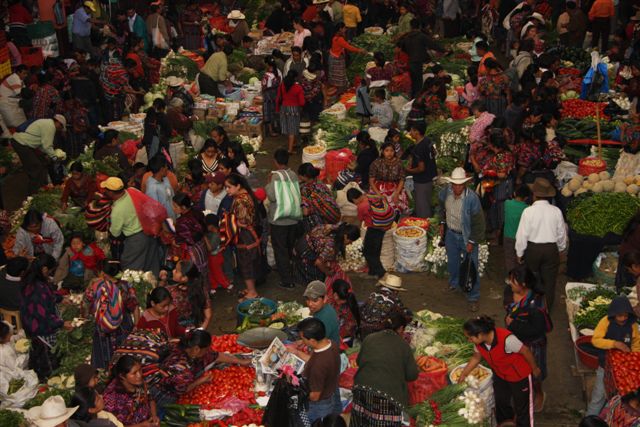 Jour de marché à Chichicastenango