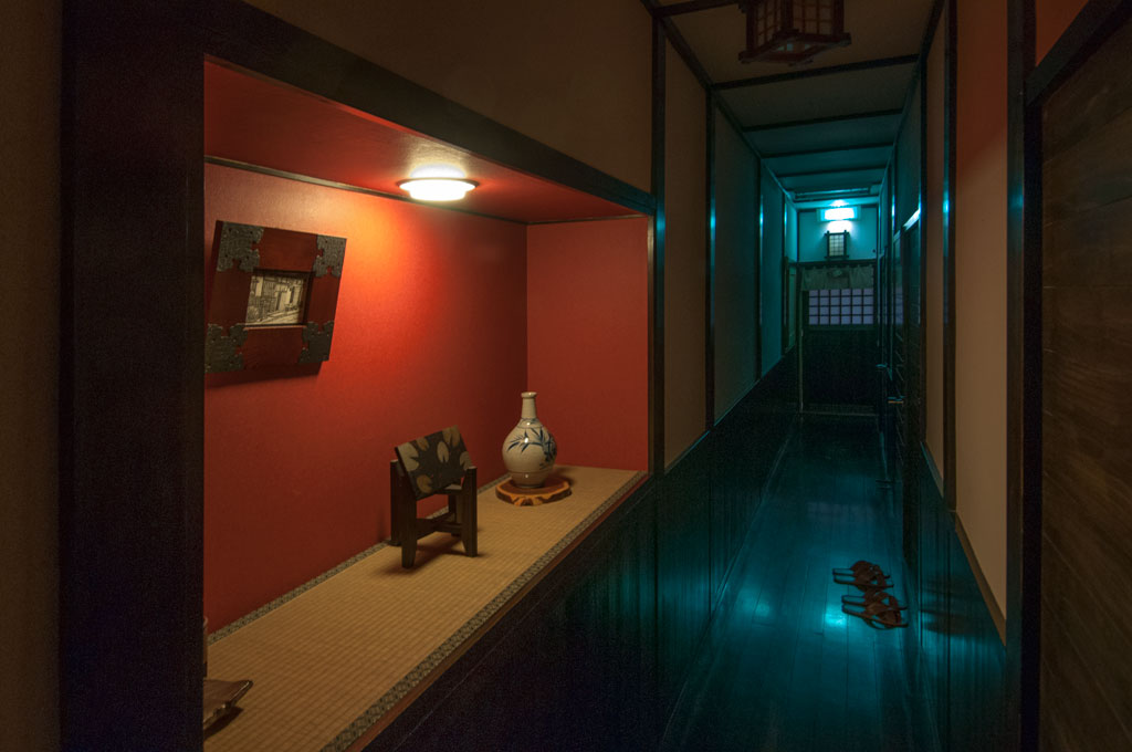 Intérieur de notre Minshuku, pension familiale à Tsumago