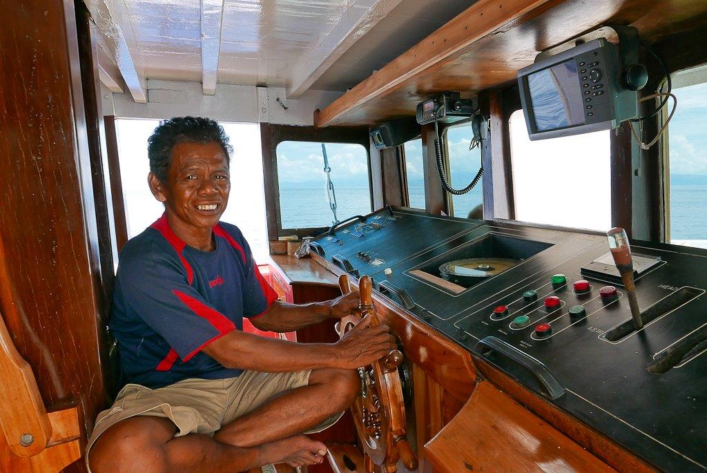 Dans la cabine de pilotage