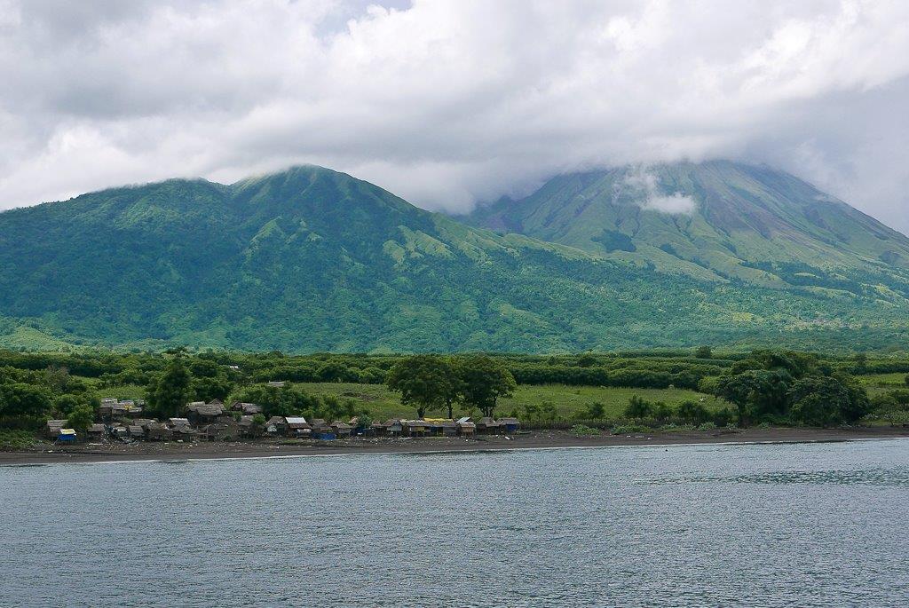 Village fantôme sur l'île de Sangeang