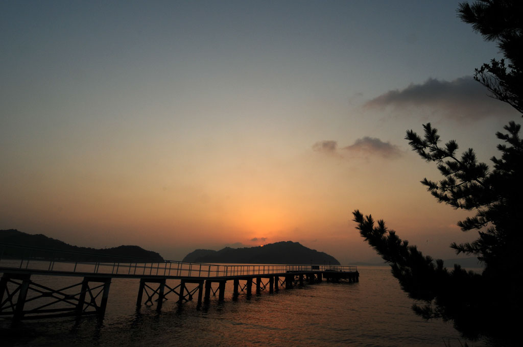Lever du soleil à Naoshima