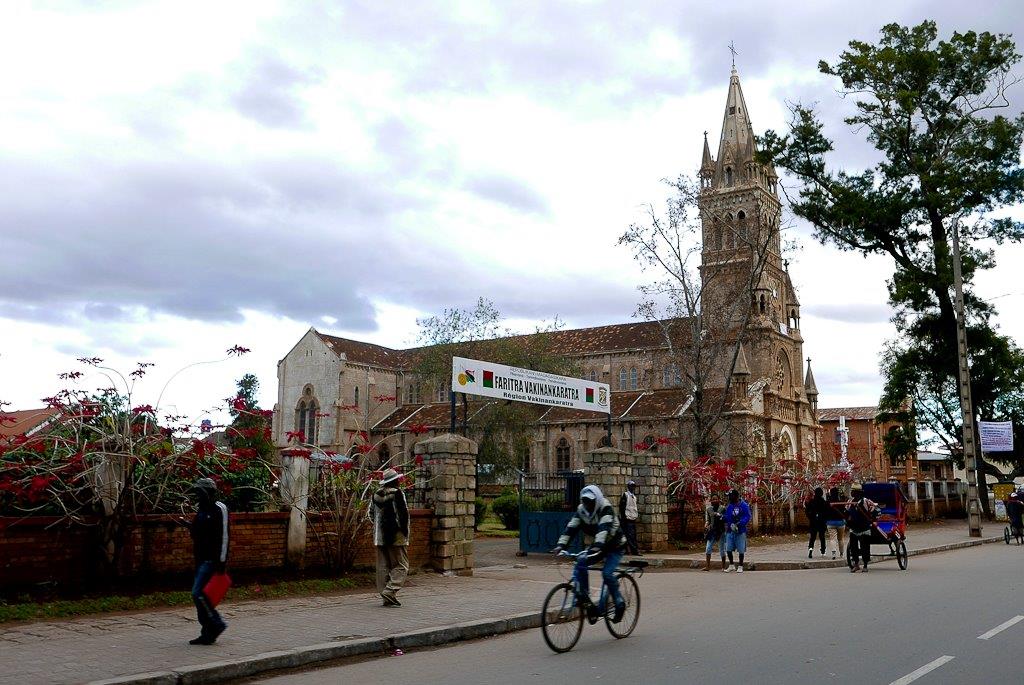 La cathédrale d'Antsirabe