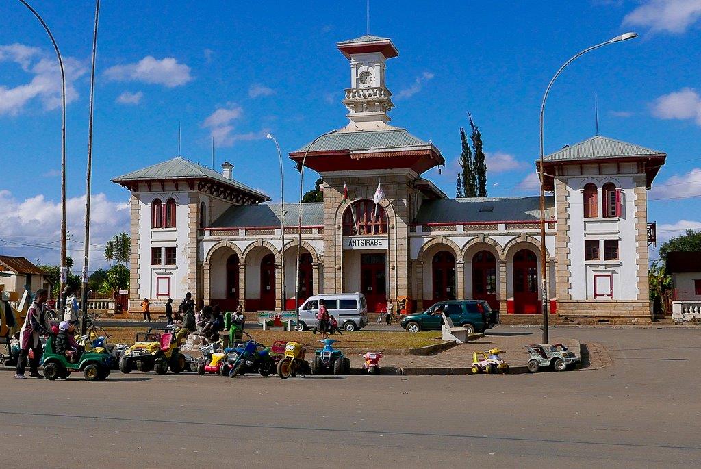 La gare d'Antsirabe.