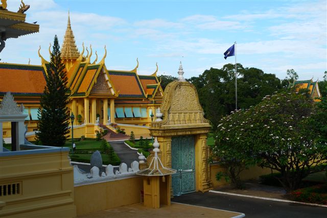 Palais Royal, salle de réception - Entre Phnom Penh et Kampong Cham