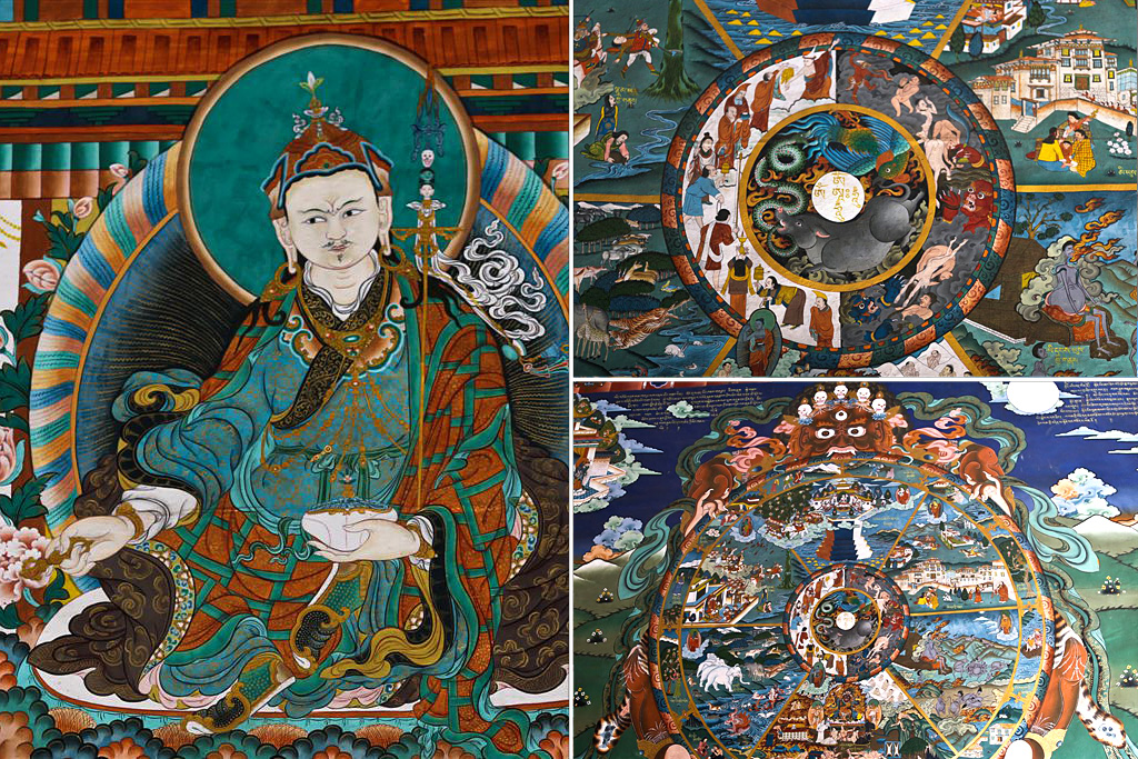 Détails d'une roue de la vie