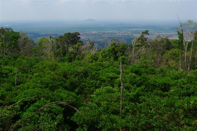 Marche sur la montagne de Phnom Kulen