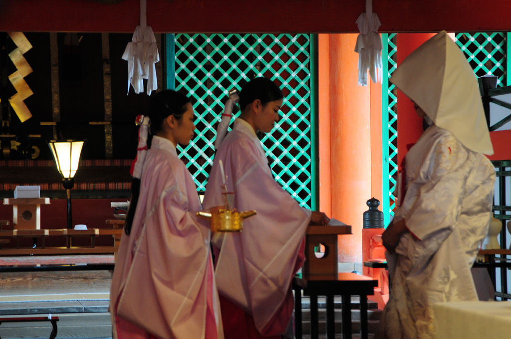 Mariage dans le Sanctuaire de Istukushima  , Miyajima