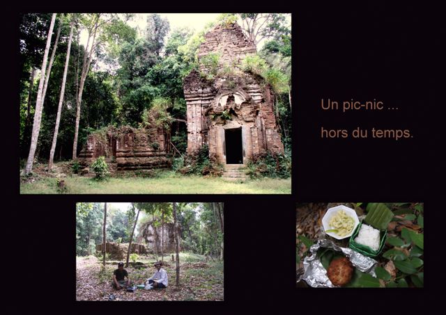 Site de Krabel Krap - Marche sur la montagne de Phnom Kulen