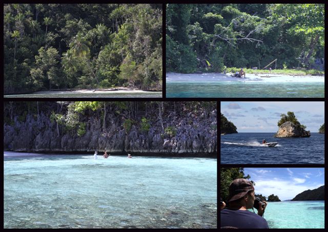 Transparence de l'eau - Arrivée dans la réserve de Raja Ampat