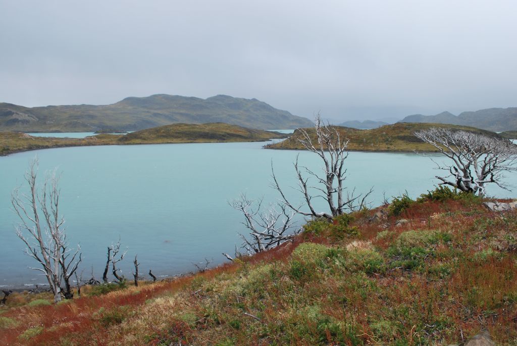 Les conditions extrêmes semblent embellir encore le paysage.