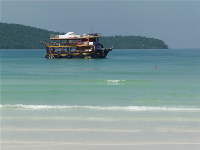 Un bateau pour Koh Rong Samloem