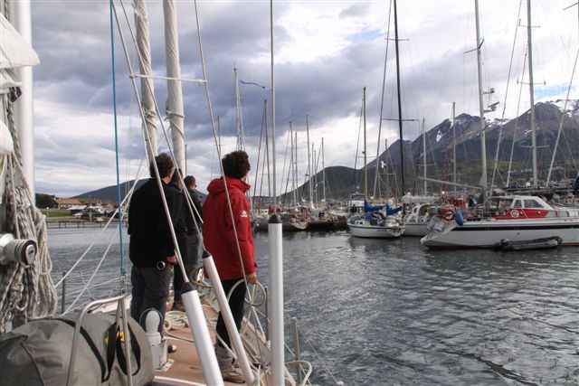 Arrivée au port d'Ushuaia