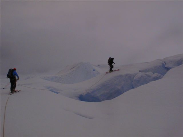 bas du glacier