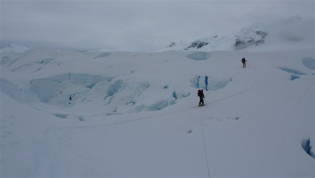 autre vue du bas du glacier