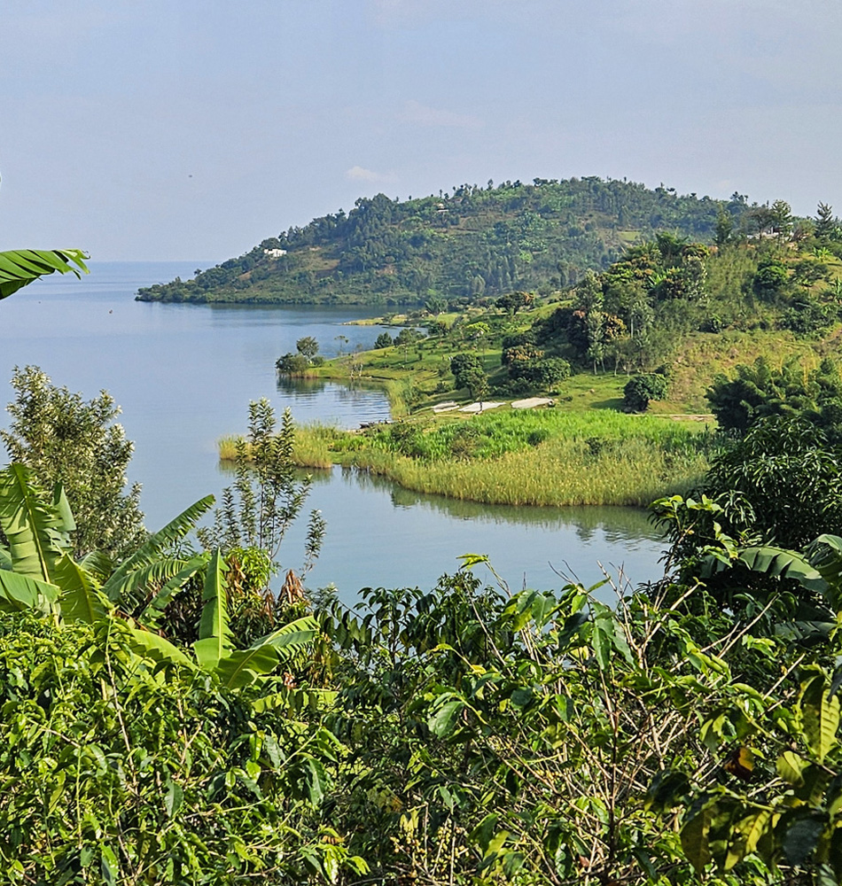 Sur le Congo Nile Trail, Lac Kivu - Rwanda