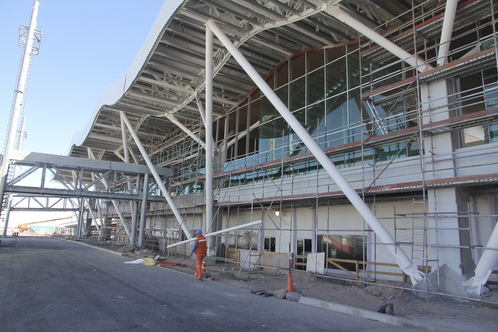 Le nouvel aéroport de Calama en cours de finition