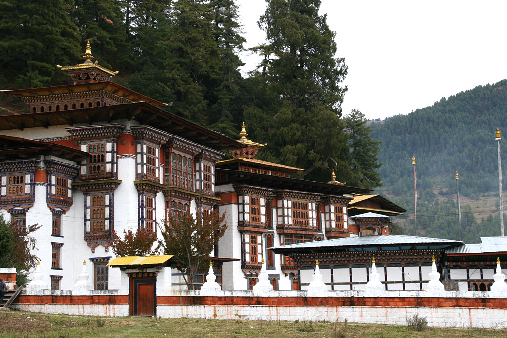 Le Dzong au petit matin - De Tongsa à  Mongar (1700 m)