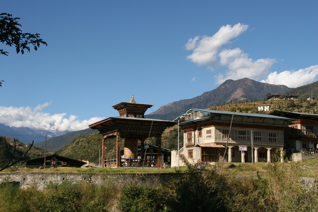 Dans le village de Trashi Yangtse - Tashigang