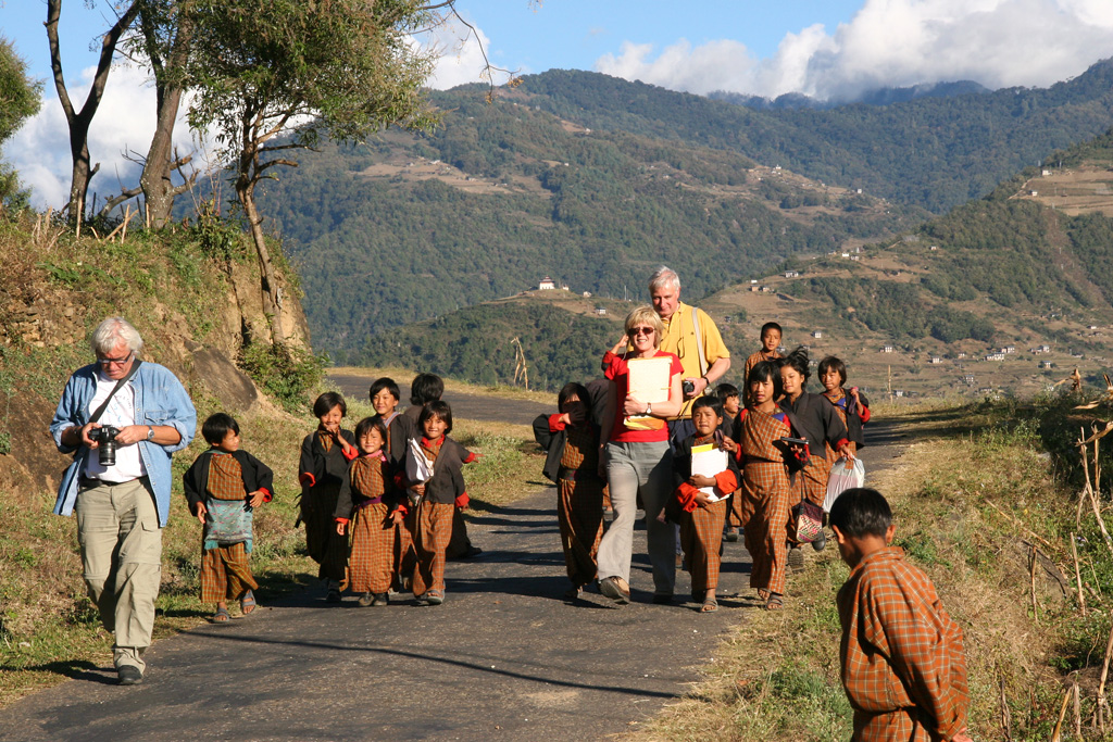 Dans le village de Trashi Yangtse - Tashigang