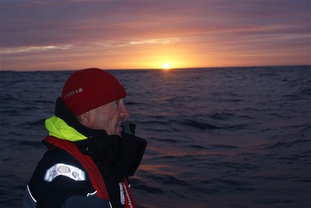 capitaine au lever du soleil