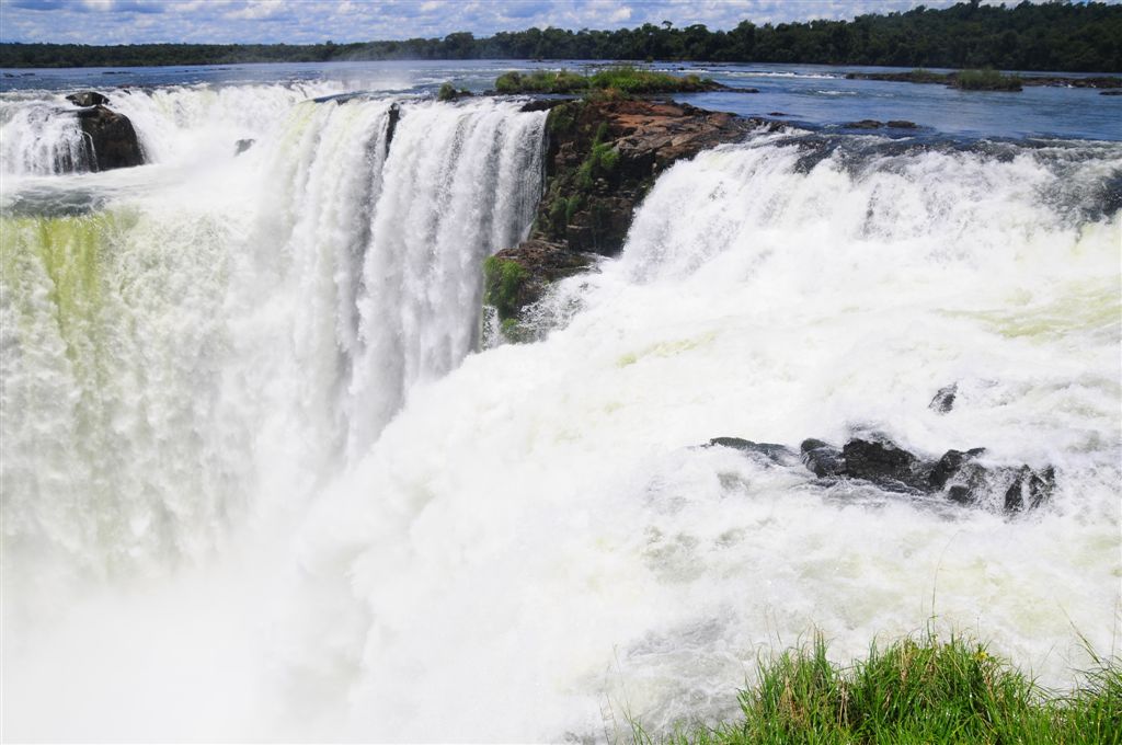 La Garganta depuis les passerelles argentines