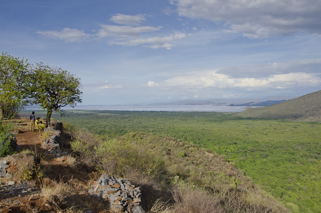 Panorama depuis notre lodge à Arba Minch