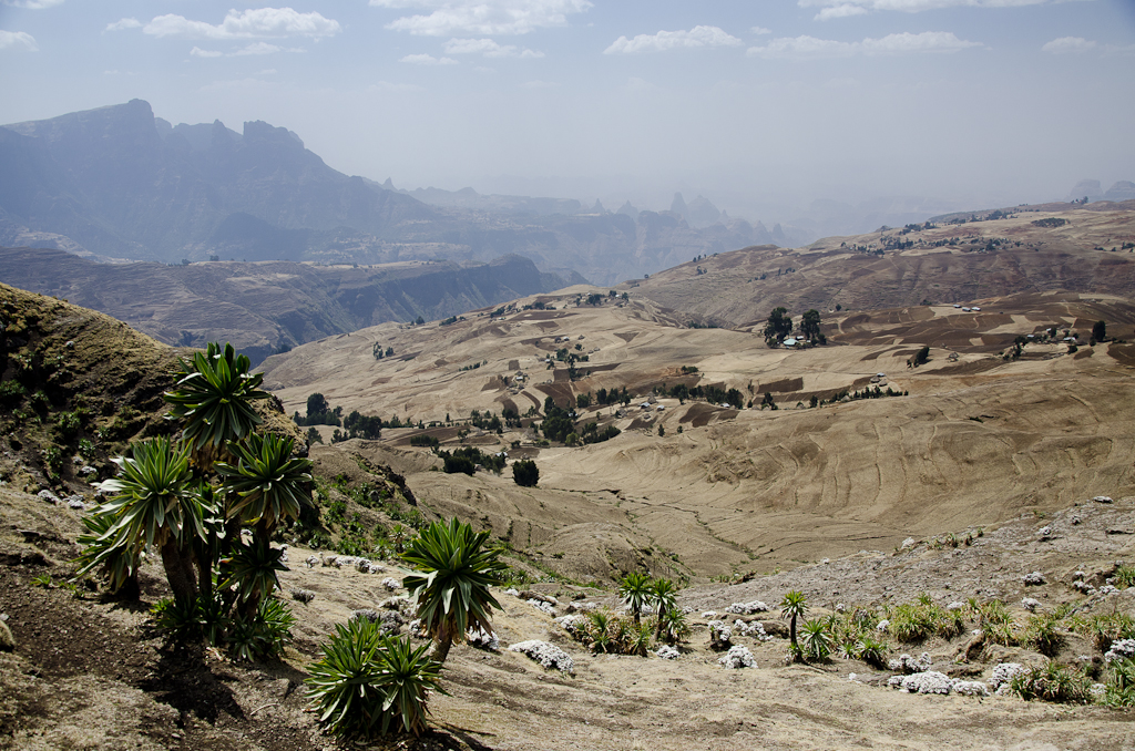 Au col d'Addis Alem, au-dessus du village de Sona