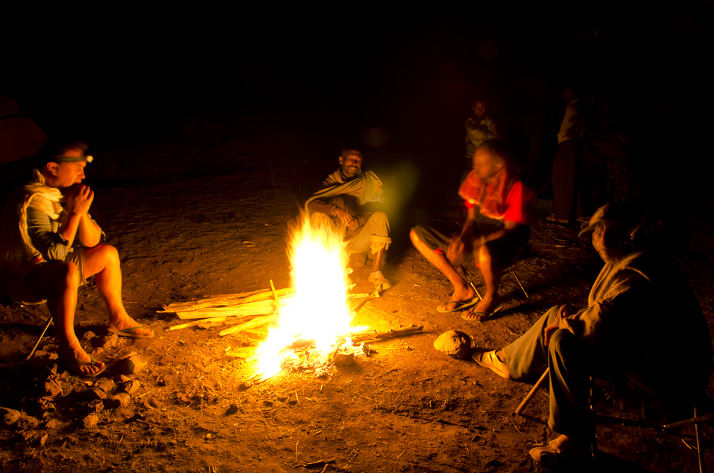 Soirée autour du feu