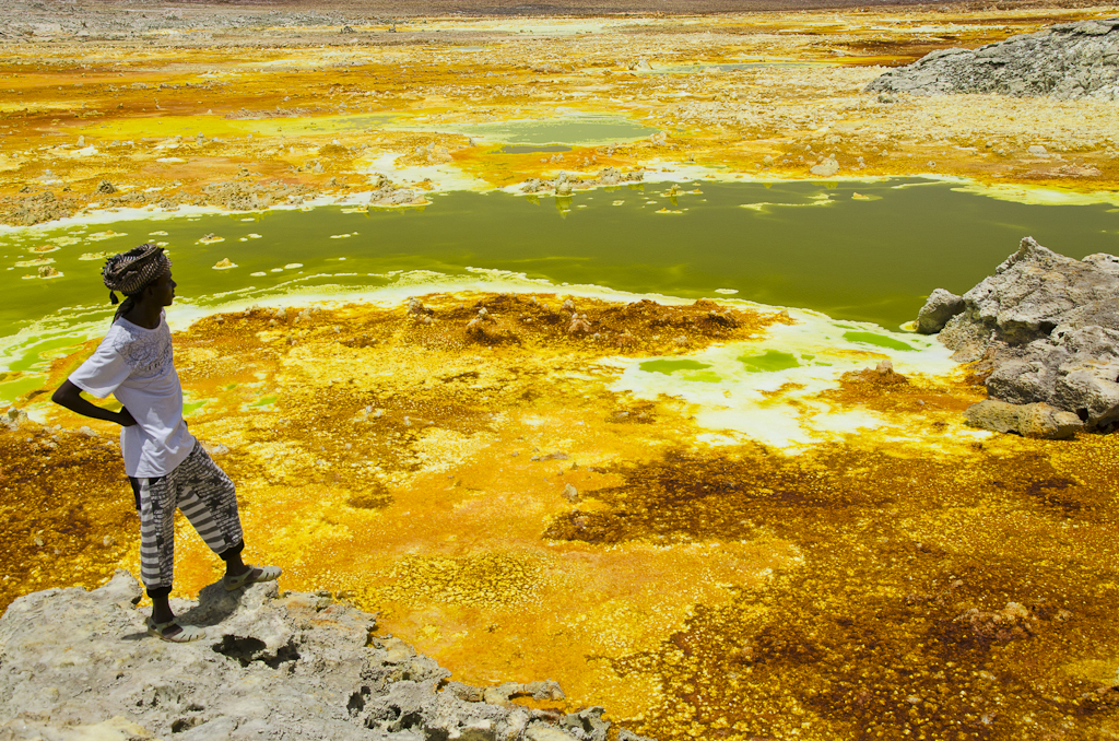 Dallol, notre jeune guide Afar