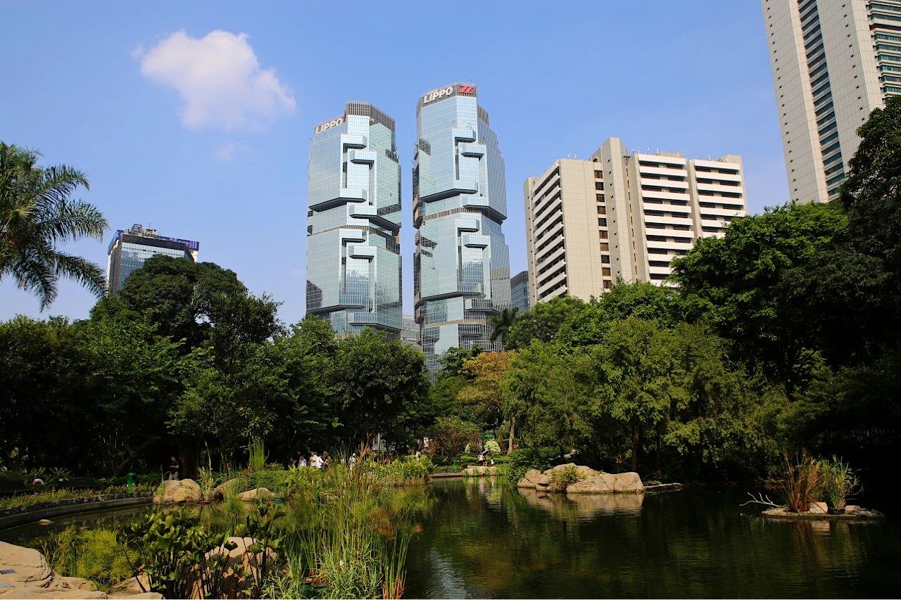 Hong Kong Park, un poumon vert dans le centre administratif de l'île