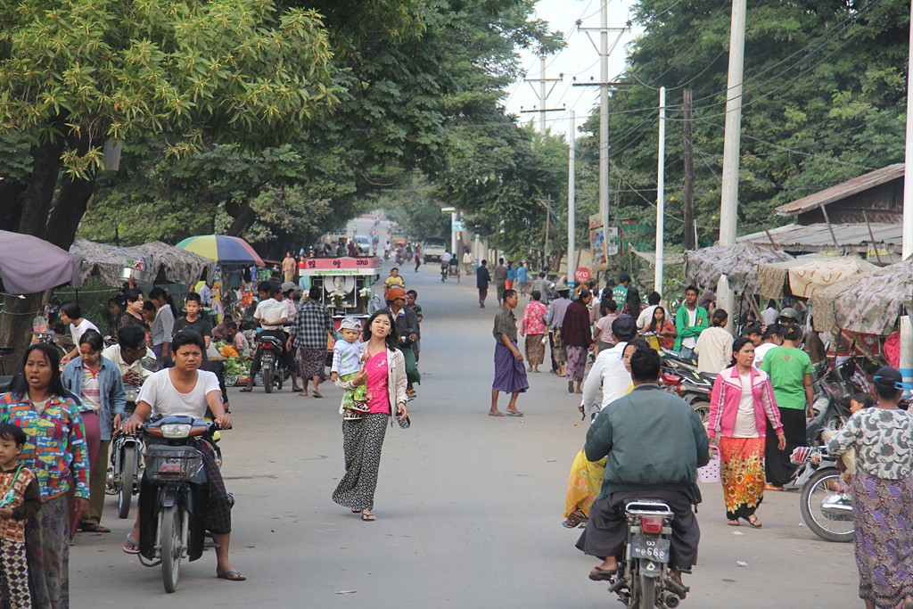 Dans les rues de Mandalay