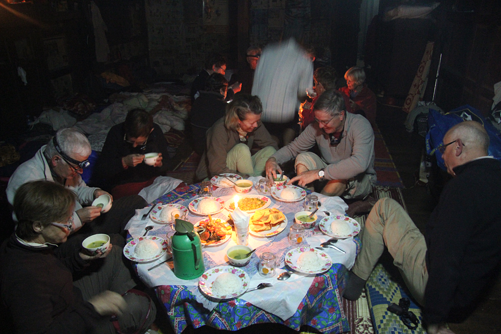 Notre premier dîner chez l'habitant