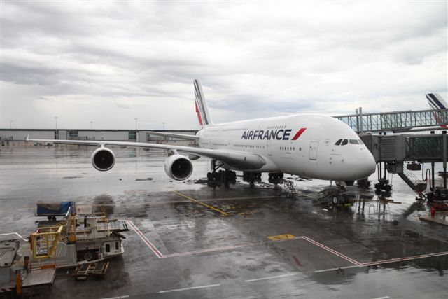 L'A 380 d'Air France que nous allons prendre