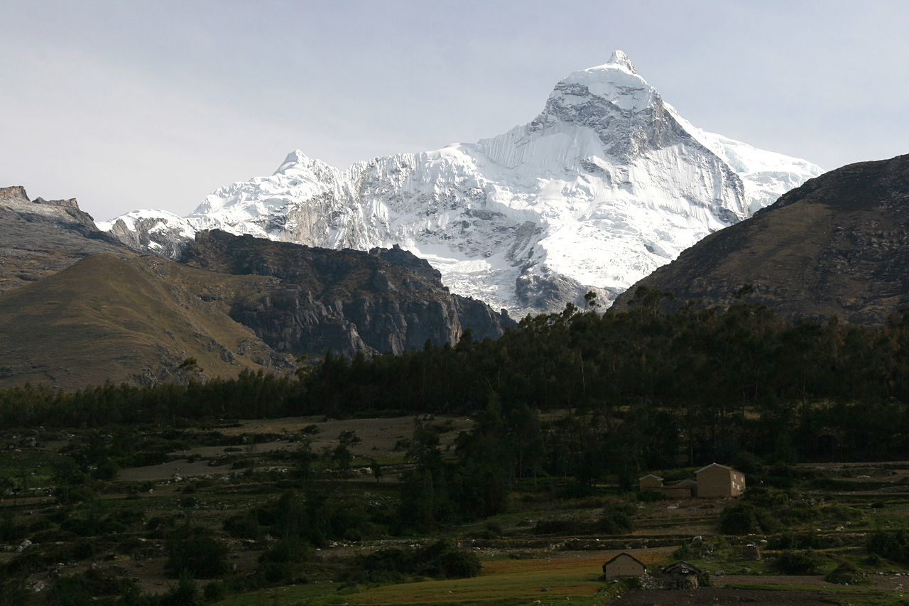 Huascaran depuis Carhuaz, Cordillère Blanche - De Lima à Carhuaz