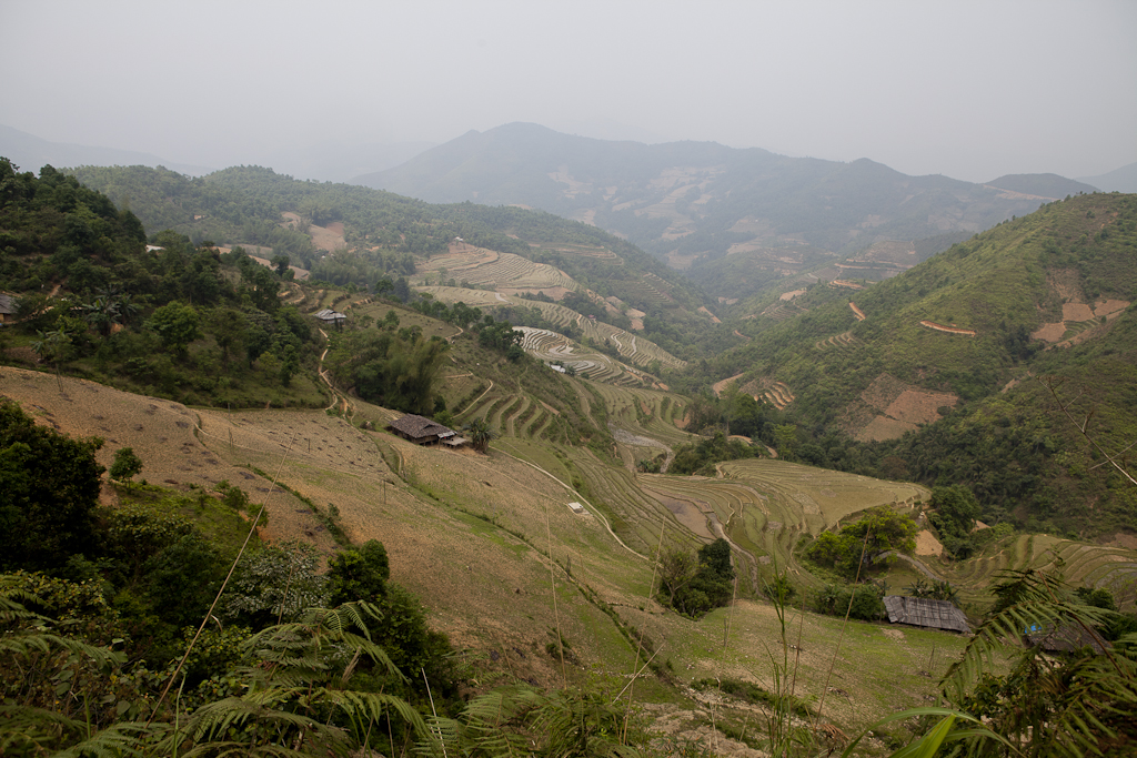 Paysage vers Thanh Tra - Vietnam - Départ du trek