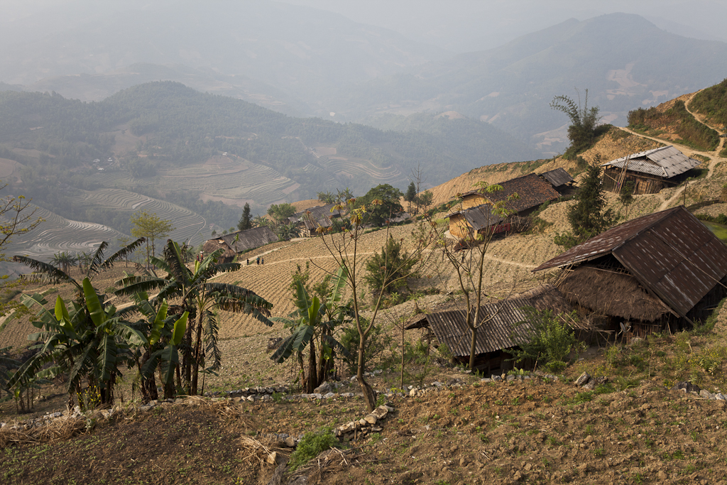 Paysage vers Thanh Tra - Vietnam - Départ du trek