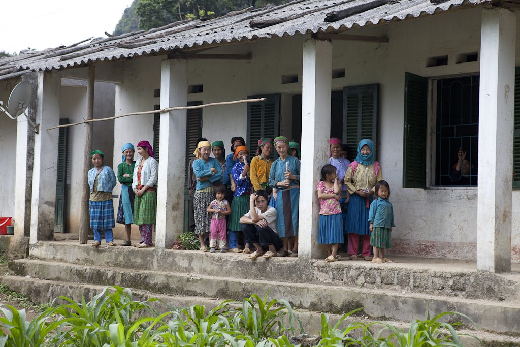 Le transport des bagages - Fin du trek, retour à Ha Giang