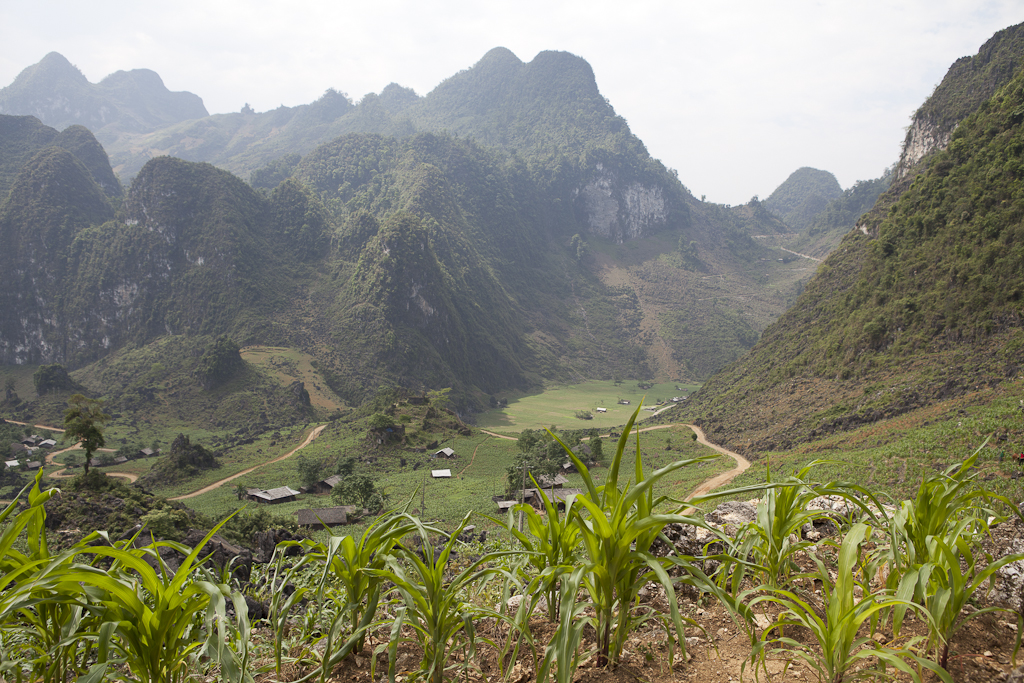 Le transport des bagages - Fin du trek, retour à Ha Giang